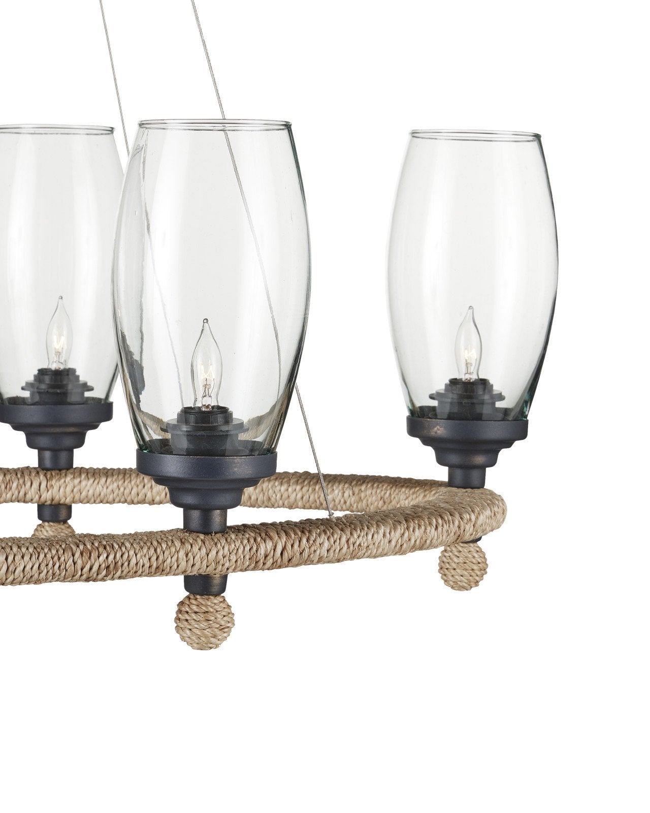Hightider Glass Oval Chandelier